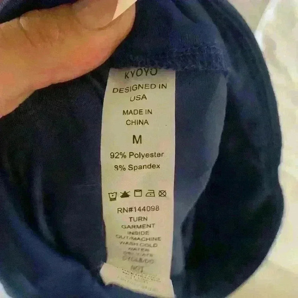 COPY - KYOYO RUFFLE BLUE SKORT - Picture 2 of 3